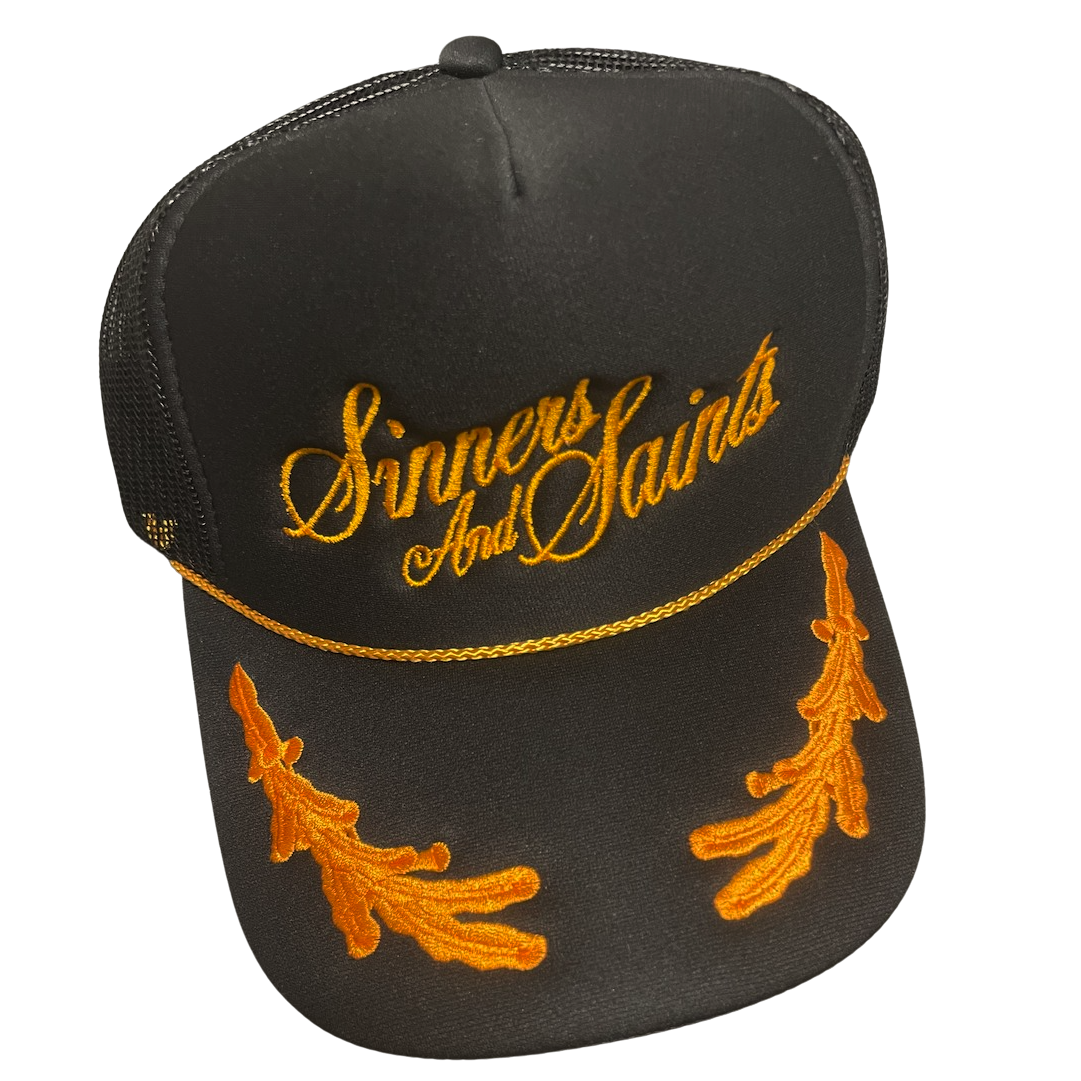 Sinners And Saints Gold Leaf Trucker Hat