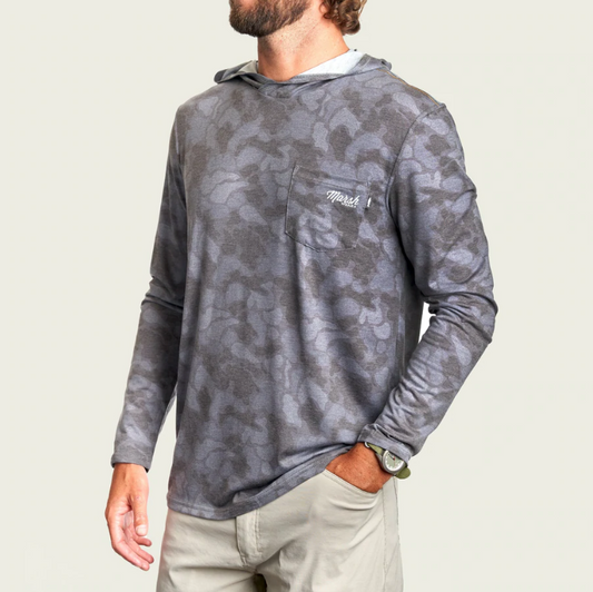 Marsh Wear Black Camo Hoodie
