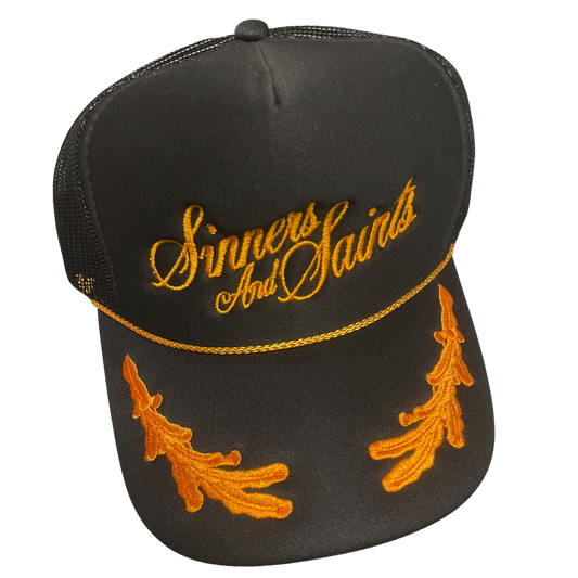 Sinners And Saints Gold Leaf Trucker Hat